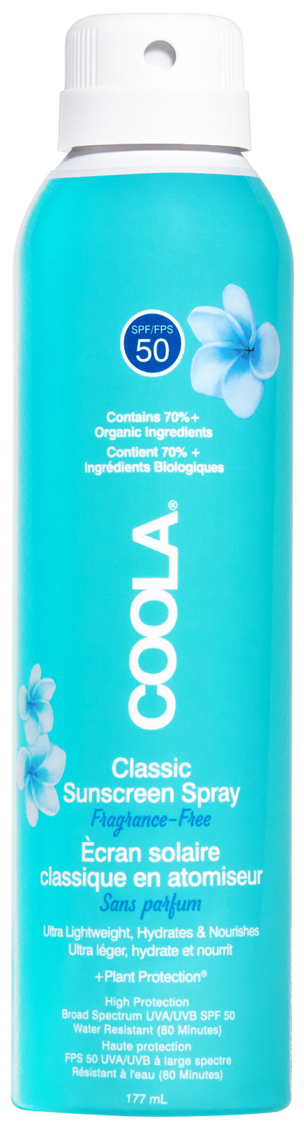 Hvordan rødme patois COOLA Classic Body Sunscreen Spray Spf 50 Fragrance-Free 177ml – SkinSense