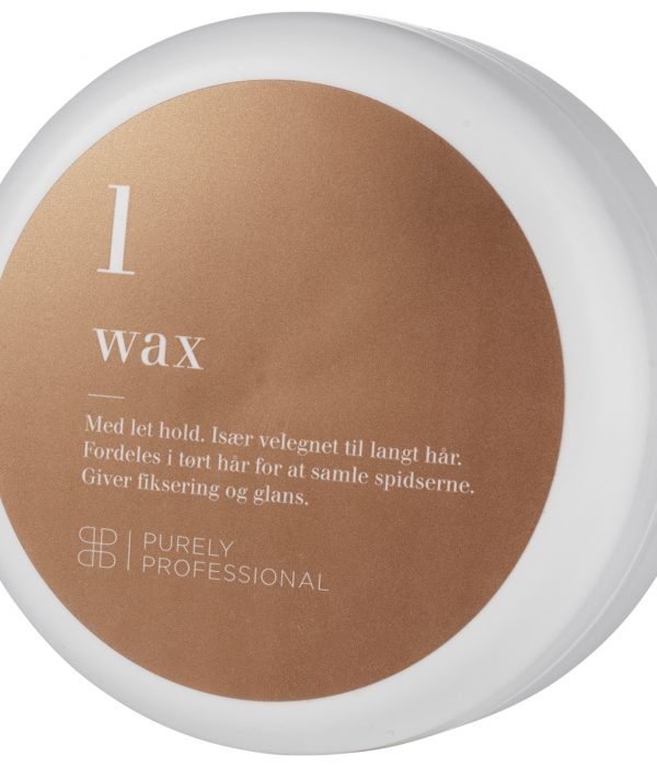 Purely Professional Wax 1 Hårvoks med let hold 80 ml.