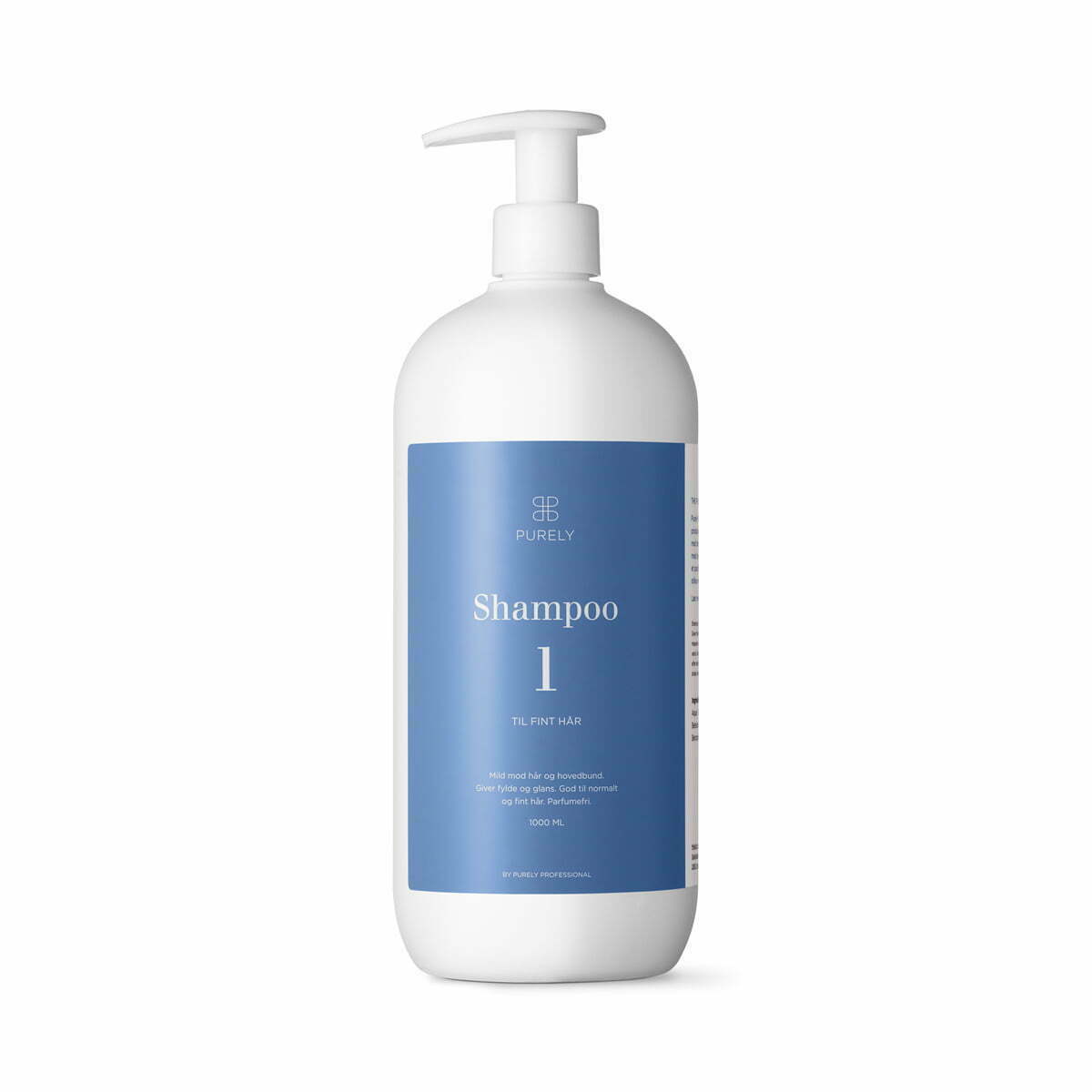 Purely Professional Shampoo 1 Til Fint Hår 1000ml
